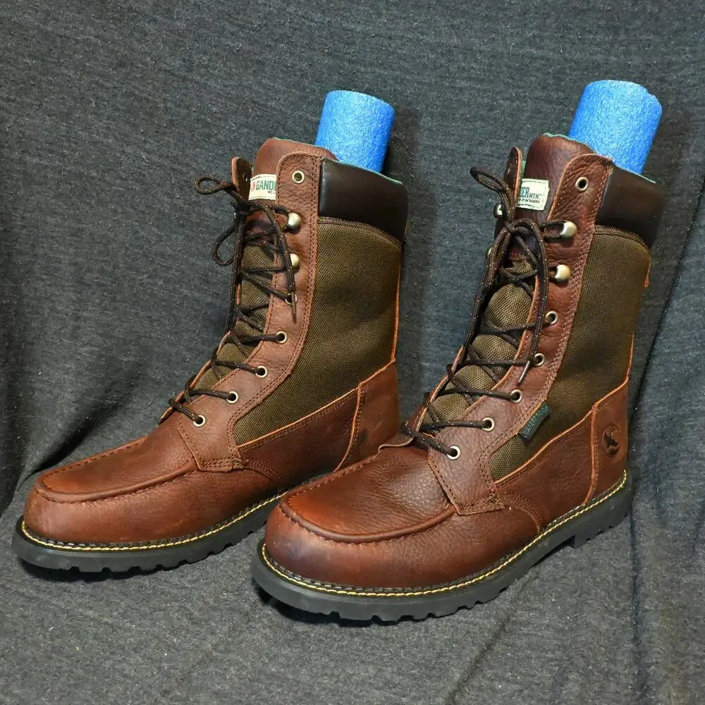 Gander Mountain Mtn Men's 13 Leather Boots Hutning Lace-Up Outdoors